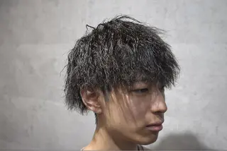 セミロング パーマ メンズ Bar Ber HouseLavie所属・中西 将斗のヘアスタイル