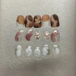 ネイル 大人ワンホン キラキラ/Ayanoのネイルデザイン