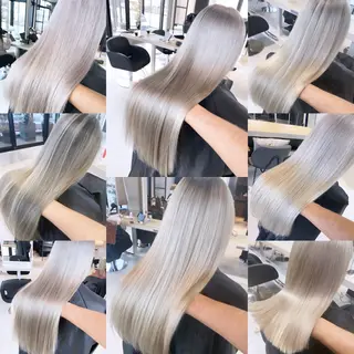 ロング カラー 井上 一平のヘアスタイル