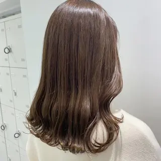 ロング ベージュカラー💖 やすひろのヘアスタイル