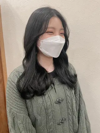 セミロング 星野 りゅうきのヘアスタイル