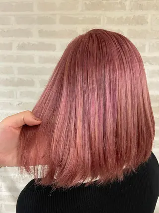 ミディアム カラー ヘアアレンジ 北岡 慶子 大宮駅西口徒歩3分のヘアスタイル