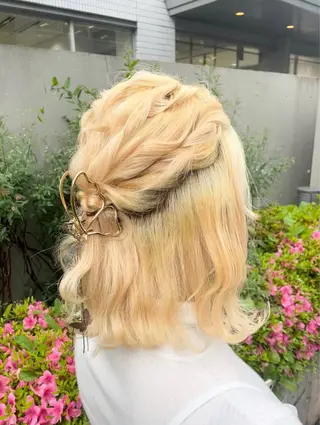 ミディアム カラー ヘアアレンジ コトミ【メンズ特化】 女子ウケ提案🫶🏻のヘアスタイル