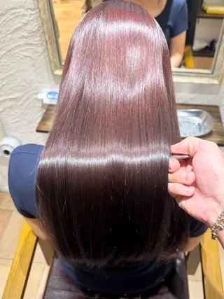 セミロング 美髪矯正　髪質改善 羽田セイゴーのヘアスタイル