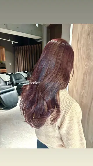 ロング カラー 透明感カラー・レイヤ ー🎀amika🎀のヘアスタイル