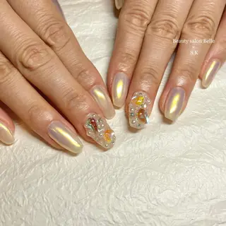 セミロング ネイル S. kurumiのネイルデザイン