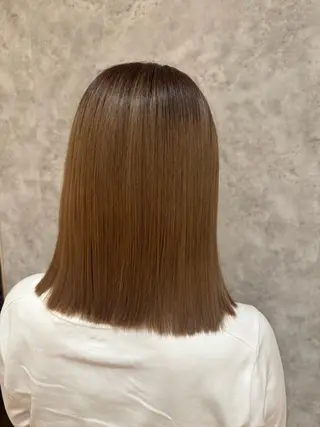 ミディアム パーマ CUTS 東尾道/ 市川聖也のヘアスタイル