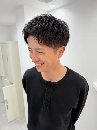 ショート メンズ 小村 敏司のヘアスタイル