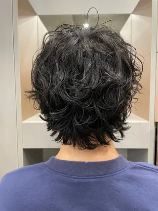 ショート カラー メンズ 表参道🌿赤み消し カラー/チナツのヘアスタイル