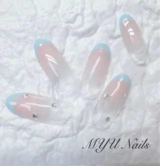 ネイル ニュアンスネイル🌈 MYU Nailsのネイルデザイン