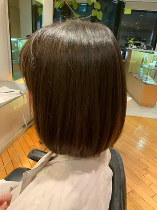 ミディアム カラー ヘアアレンジ 秋葉 一郎のヘアスタイル