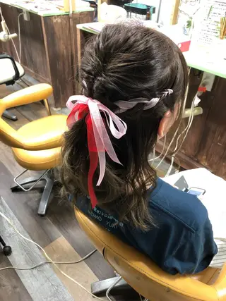 ヘアアレンジ みやもと まなみのヘアスタイル
