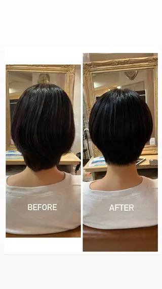 ショート 井上 日菜乃のヘアスタイル