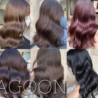 ロング カラー ブリーチなし✨艶髪 カラー𓃲YAGIのヘアスタイル