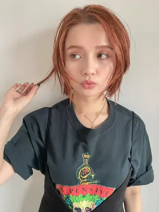 ミディアム カラー CEINE【セーヌ】 三軒茶屋のヘアスタイル