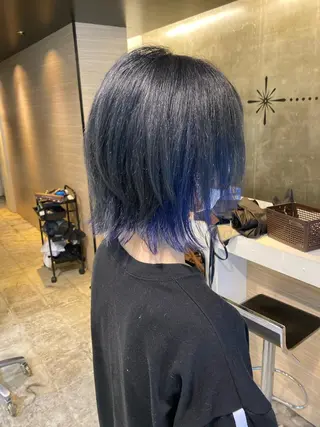 ミディアム 奥野 貴哉のヘアスタイル