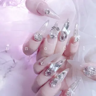 ネイル 梅田🦄中崎町🩵 u n o 0 1のネイルデザイン