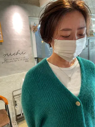 ショート さの あやねのヘアスタイル