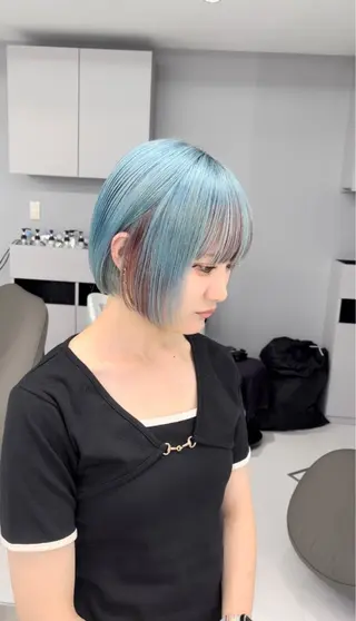 カラー ハイトーン職人 ♡中島凱人のヘアスタイル