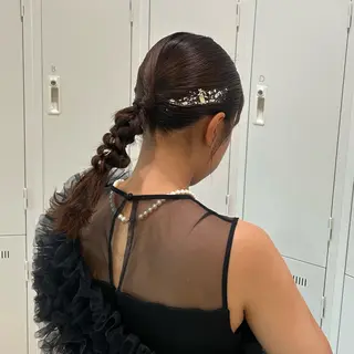 ヘアアレンジ ヘアアレンジ/ベー ジュchiakiのヘアスタイル