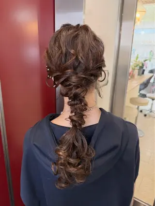 ロング Maho/海外 レイヤー/ハッシュのヘアスタイル