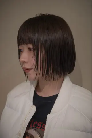 ショート カラー opus 店長大和 レイヤー/赤み消しのヘアスタイル