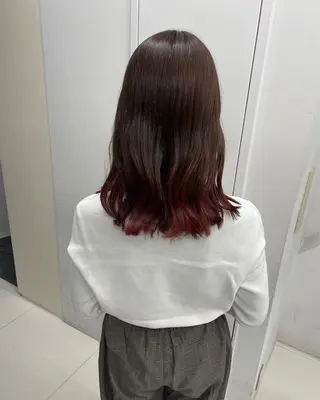 ミディアム カラー ⭐️無料！カット モデル募集⭐️夕貴のヘアスタイル
