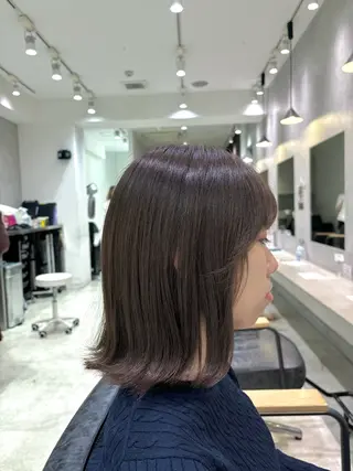 ミディアム 羽田 莉野のヘアスタイル