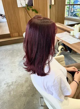 ミディアム カラー WATANABE MISAKIのヘアスタイル