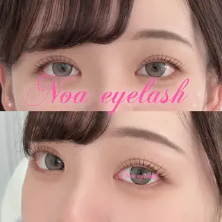マツエク・マツパ Noa eyelashのマツエク・マツパデザイン