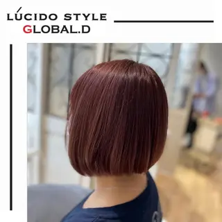 ショート カラー ✂︎ショート、ボブ、 レイヤー🩵YUMIのヘアスタイル