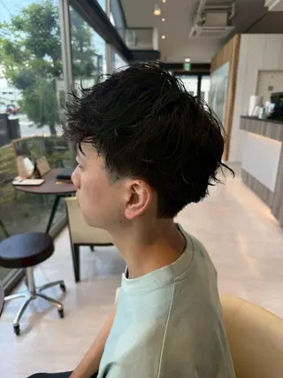 パーマ メンズ メンズ特化🏆 田中滉のヘアスタイル