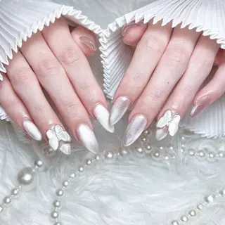 ネイル H3 Nail Tsuki🦋💙のネイルデザイン