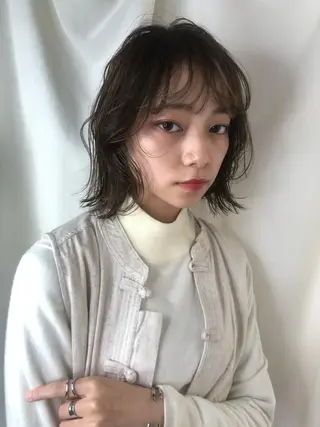 ショート 早瀬裕之 パーマのヘアスタイル