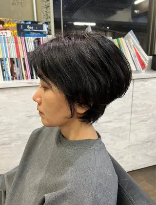 ショート パーマ 松井美樹/似合わせ ガーリー・韓国のヘアスタイル