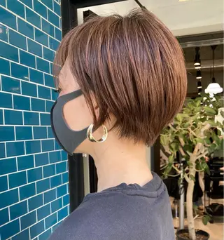 ショート Chlan岡本 坂本のヘアスタイル