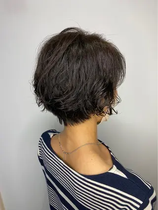 ショート パーマ 🌈似合わせカット 中村隆寛のヘアスタイル