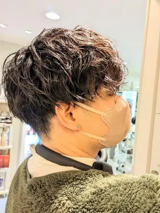 メンズ パーマ 小川 健治✨のヘアスタイル