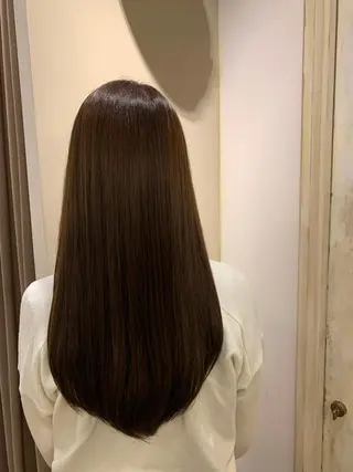 ロング カラー 韓国スタイル🇰🇷 annaのヘアスタイル