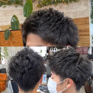 ショート メンズ かんばら りょーいのヘアスタイル