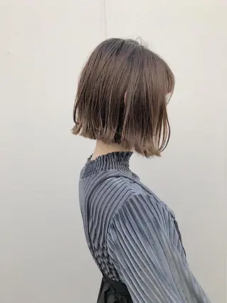ショート カラー ノグチ ユウキ/ボブのヘアスタイル