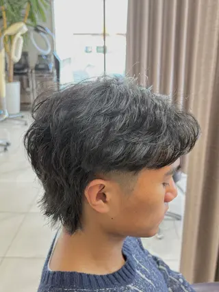 ショート パーマ メンズ GRANDEUR ryuのヘアスタイル
