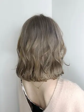 ミディアム カラー ☕️ベージュカラー 内藤光哉☕️のヘアスタイル