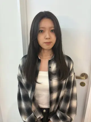 セミロング カラー ichika/福岡 /透明感カラー🤎のヘアスタイル