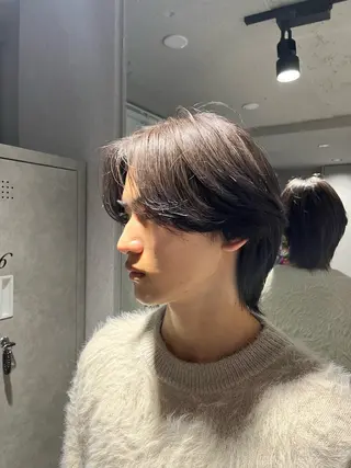 ショート カラー パーマ メンズ 【メンズ縮毛矯正/ Ryoka】のヘアスタイル