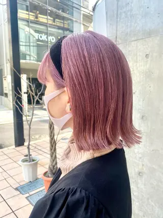 ショート カラー タカノ ノゾミのヘアスタイル