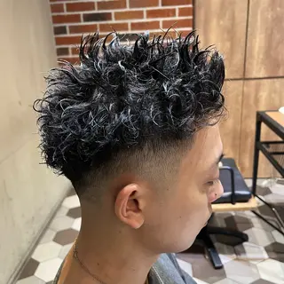 ショート パーマ メンズ 梅田/メンズ専門 ／加地光尊のヘアスタイル