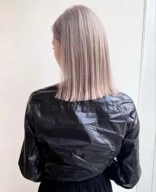 ミディアム 岩佐 柚太のヘアスタイル