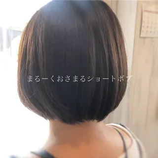 ショート カラー 谷口ゆめ/縮毛矯正/ 大人女子/眉ワックスのヘアスタイル