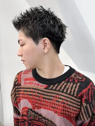 カラー ショート ITbyALBUM 八王子店のヘアスタイル